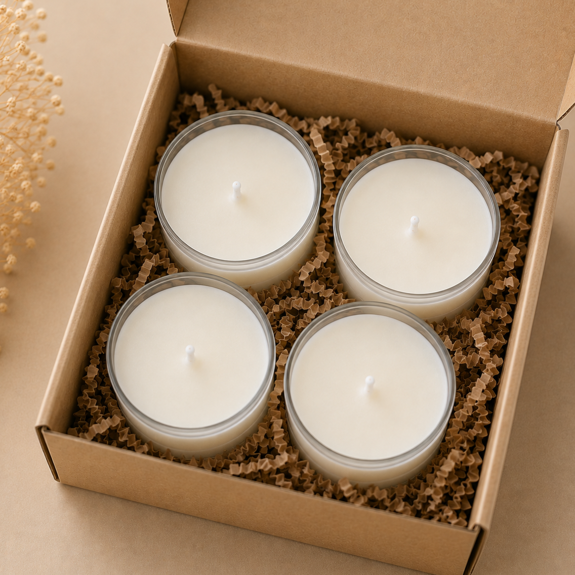 VELAS DE TÉ SIN AROMA | Para Quemadores