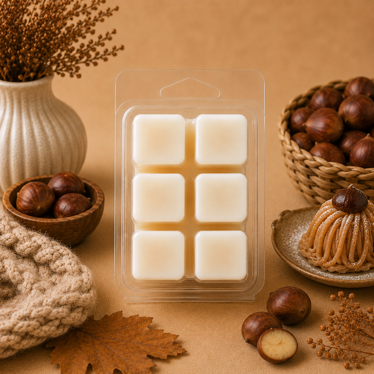 DULCE DE CASTAÑA – Tableta Wax Melts 80gr | Otoño