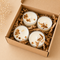 LINO BLANCO – Pack 4 Velitas de Té | Esenciales